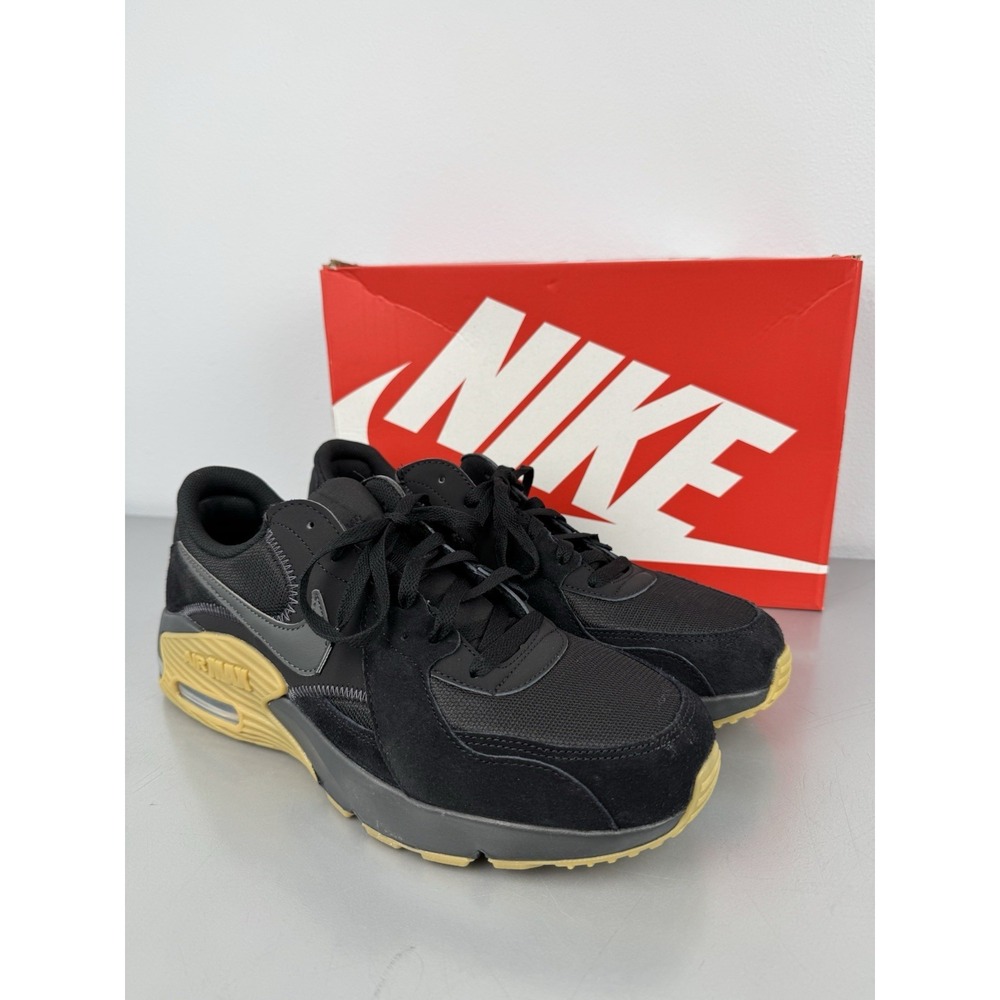 Nike Air Max Excee Mens Size 12 Black Gum Light Brown Anthracite HV0928-010